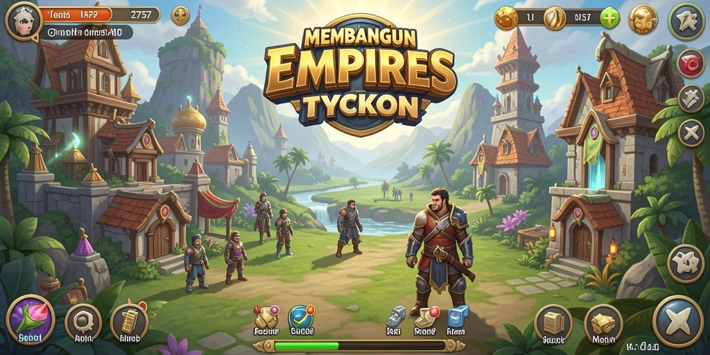Gameplay menyenangkan 2757 dengan interaksi Tycoon yang menarik.