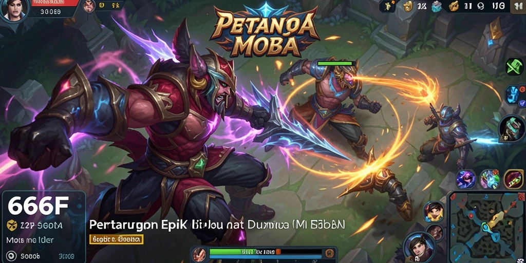 Tampilan seru pertarungan tim di arena <strong>666F</strong>.