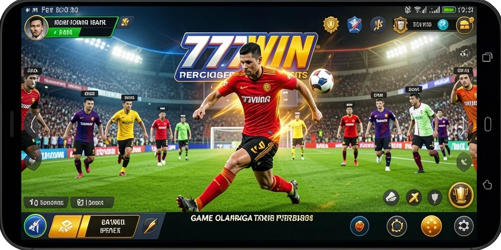 Tangkapan layar utama dari gameplay olahraga yang mendebarkan di 777WIN.