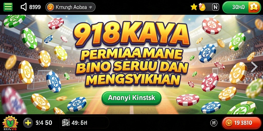 Tampilan seru gameplay Bingo di 918KAYA