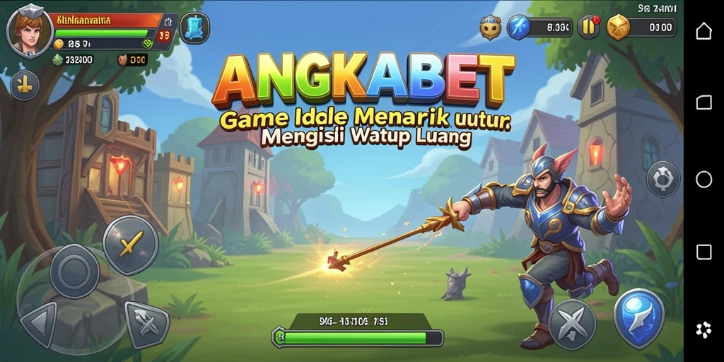 Tampilan gameplay ANGKABET yang menyenangkan dan menawan.