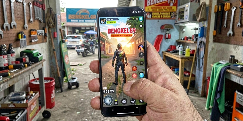 Tampilan BENGKEL69 dengan berbagai fitur bermanfaat untuk pengguna.