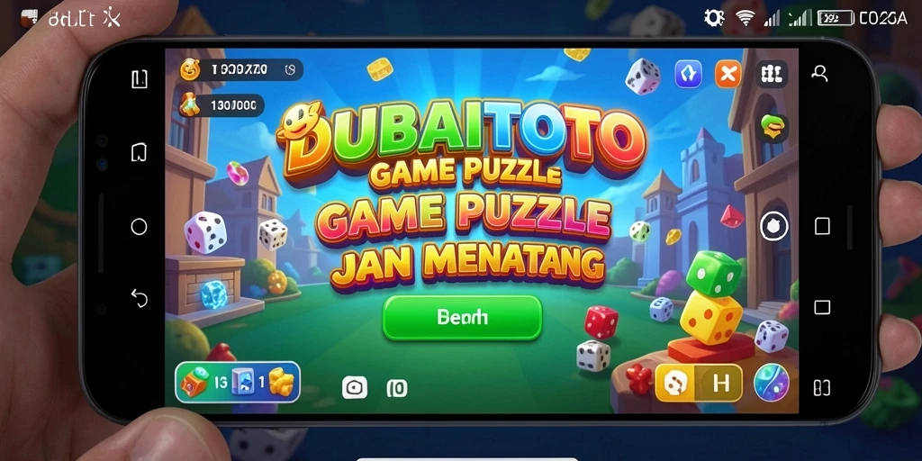 Tampilan gameplay DUBAITOTO dengan level Puzzle yang menantang.