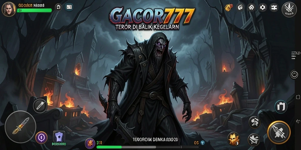 GACOR777 menampilkan suasana gameplay yang menegangkan dan menakutkan.