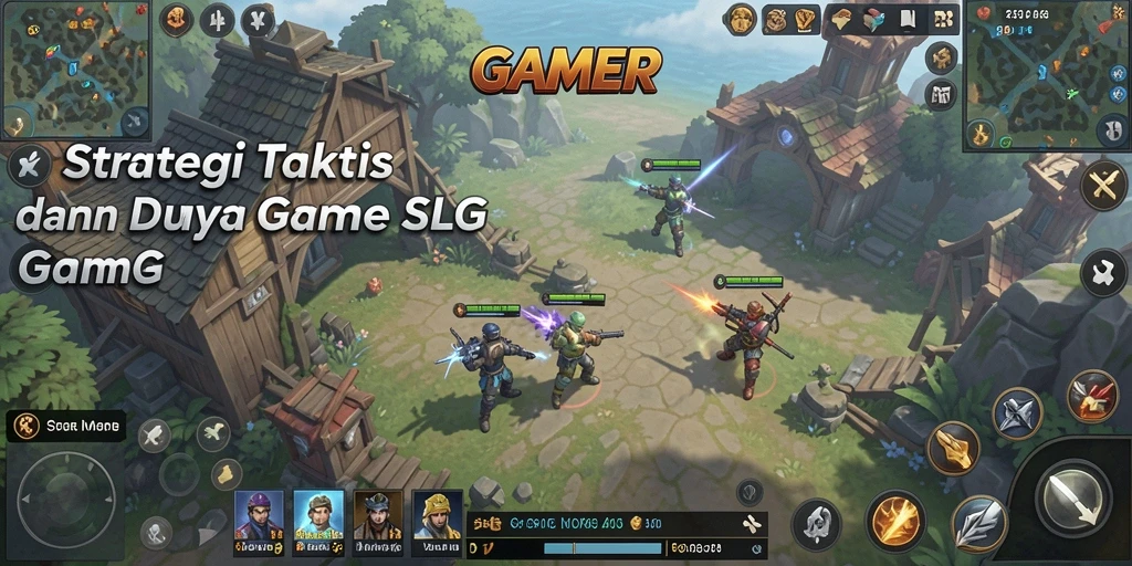 Tampilan gameplay GAMERP yang menarik dan penuh strategi.