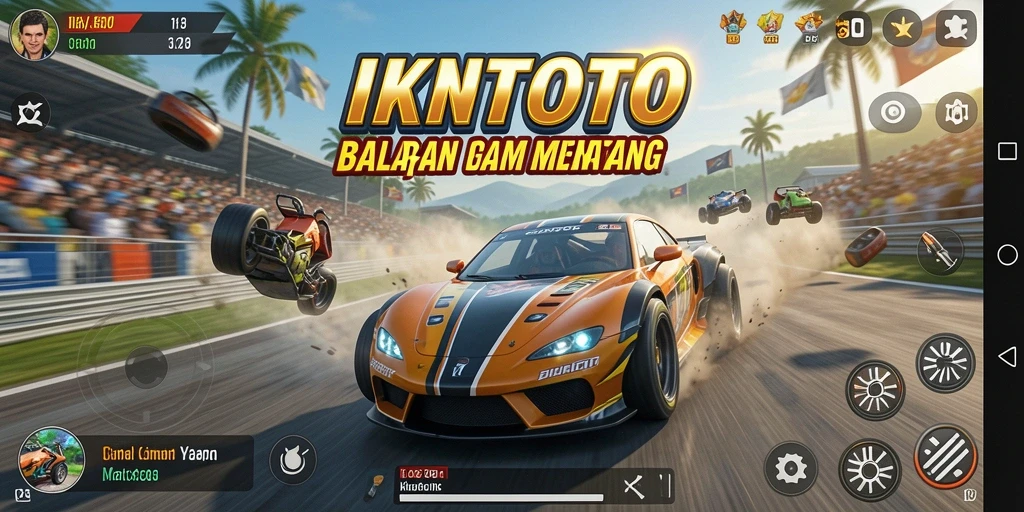 Gameplay Racing yang seru dan menantang di IKNTOTO.