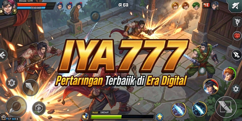 Gameplay mendebarkan dengan pertarungan karakter epik di IYA777.