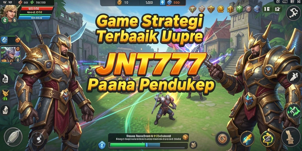 Screenshot JNT777 menampilkan pertempuran strategi mendebarkan.