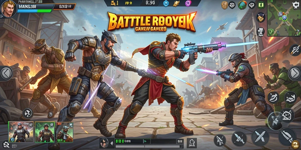 Gameplay Battle Royale yang seru dan mendebarkan di MAINSLOT88.