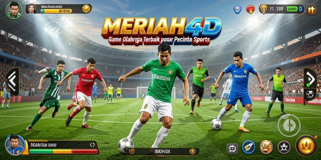 Screenshot gameplay <strong>MERIAH4D</strong> menampilkan aksi olahraga yang seru dan dinamis.