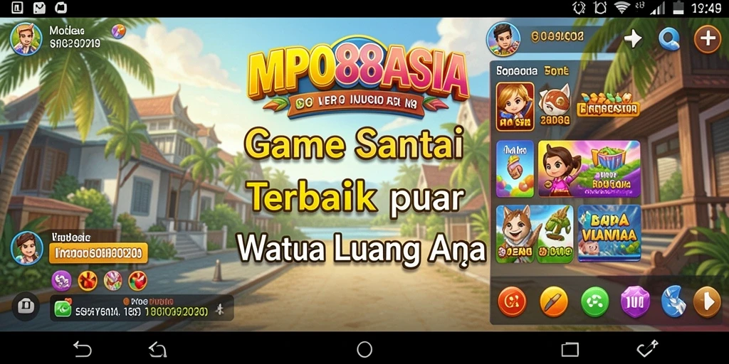 Tampilan gameplay MPO88ASIA yang menyenangkan dan santai.