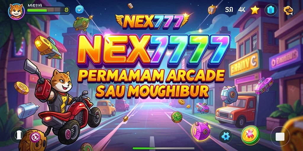 Tampilan screenshot NEX777 menampilkan aksi gameplay arcade yang seru dan menantang.