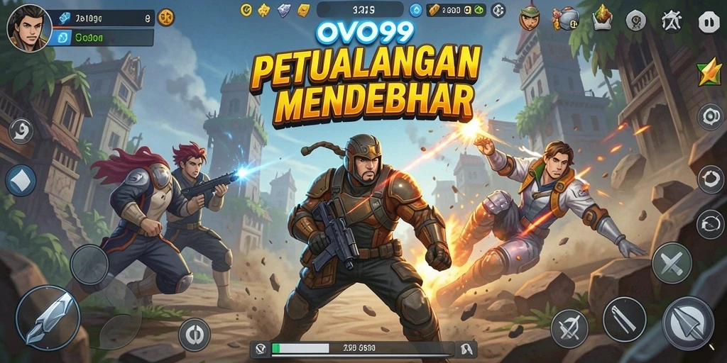 Tampilan aksi mendebarkan dalam OVO99 yang penuh tantangan.