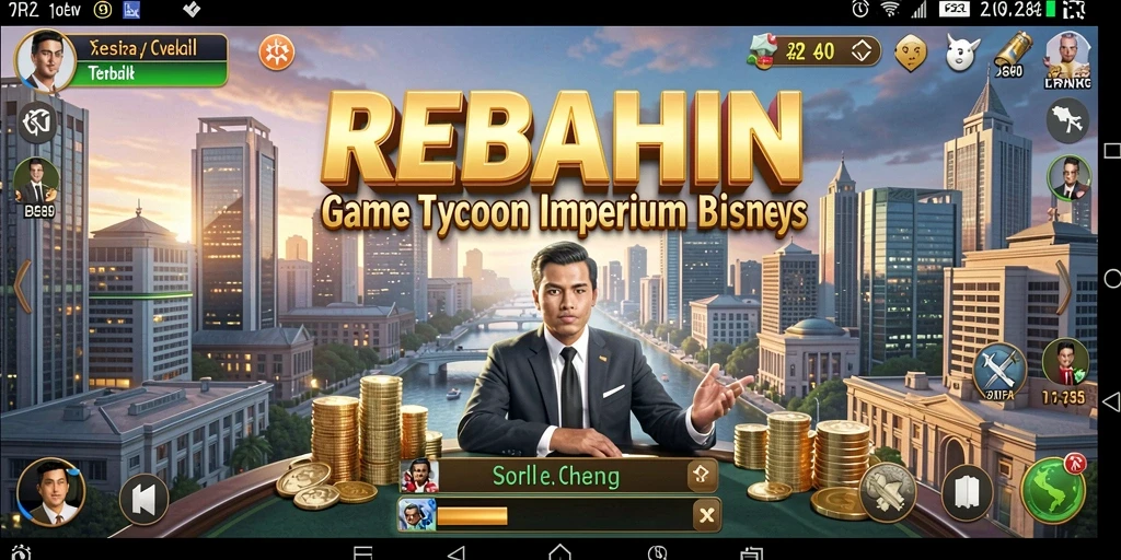 Tampilan gameplay REBAHIN yang mendebarkan dan penuh strategi.