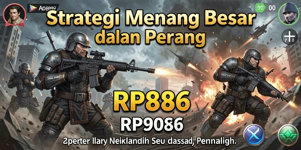 Tampilan gameplay menegangkan di RP886 dengan pertempuran strategis.