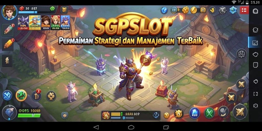 Tampilan dari gameplay strategis SGPSLOT yang mendebarkan.