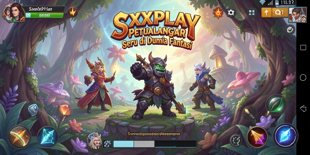 Screenshot gameplay SXXPLAY yang menunjukkan aksi seru di dunia petualangan.