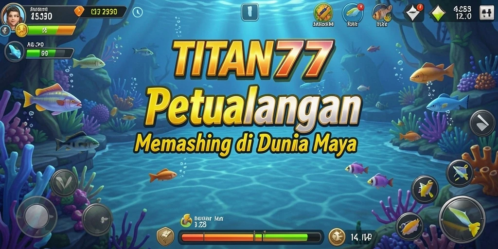 Tampilan gameplay memancing menakjubkan di TITAN777.